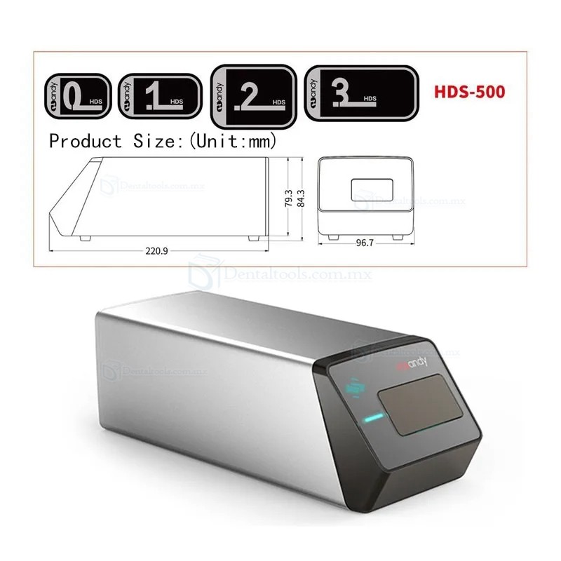 Handy HDS-500 Escaner Placas de Fósforo Panel detector plano intraoral para radiografía dental